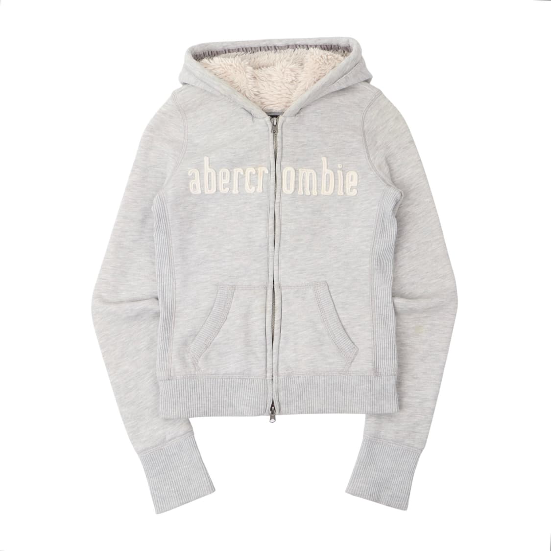 아베크롬비 그레이 쉐르파 후드집업 상품이미지1