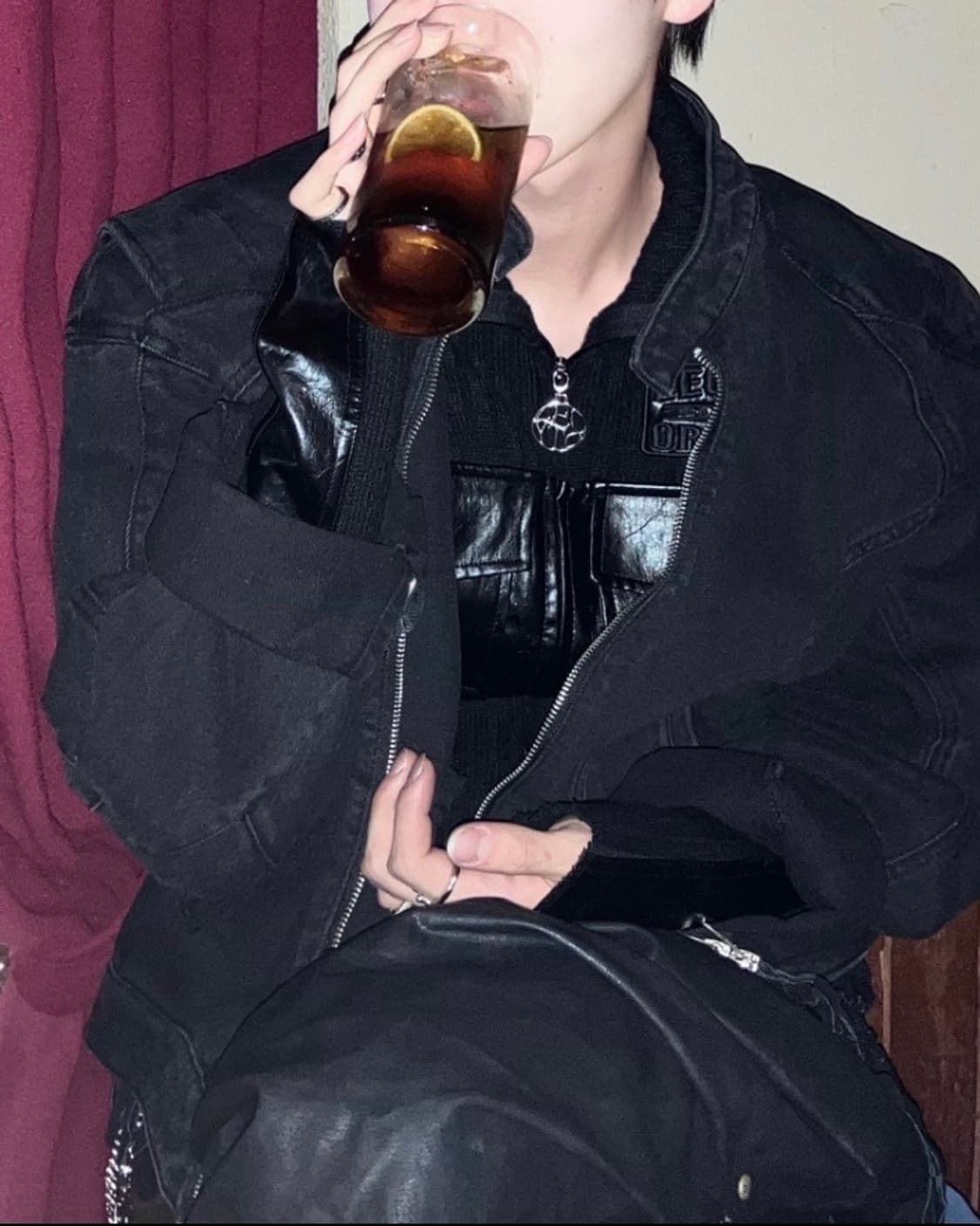 노매뉴얼 흑청 데님 자켓 상품이미지1
