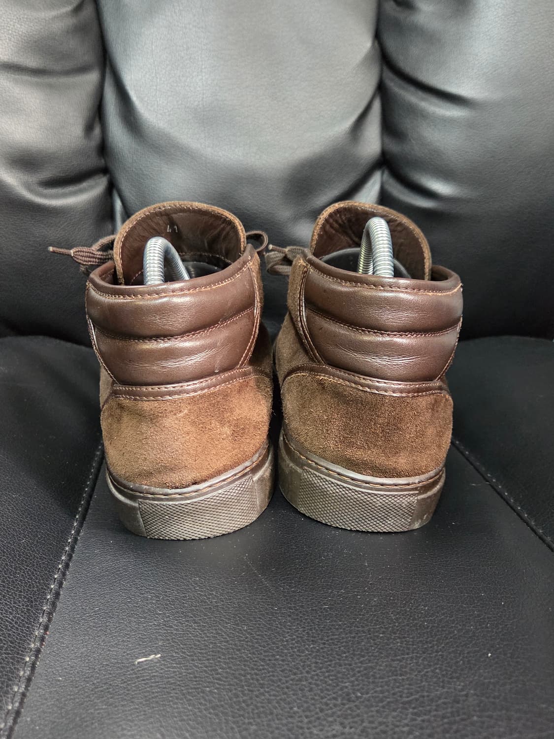 (정품) [몽클레어] 스웨이드 가죽 스니커즈 판매합니다. 상품이미지4