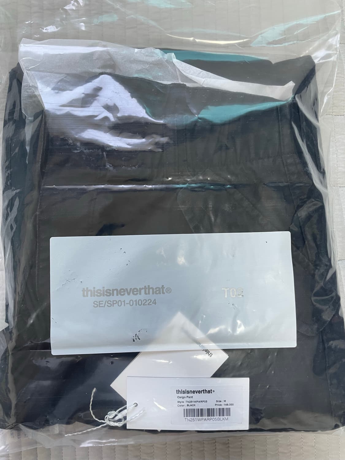 디스이즈네버댓 카고 팬츠 블랙 상품이미지2