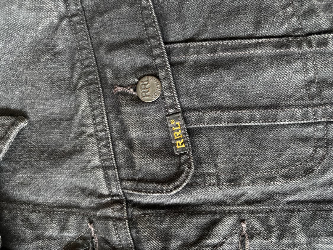 [L] 더블알엘 rrl lot271 블랙 데님자켓 상품이미지7