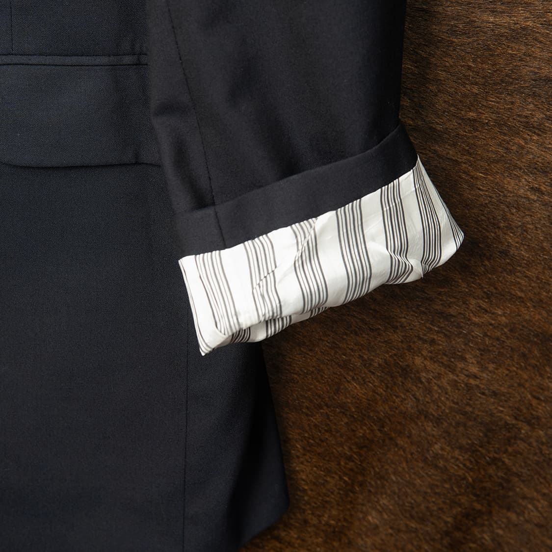 [105] 00s 브룩스브라더스 로로피아나 울 금장 블레이져 다크 네이비 상품이미지5