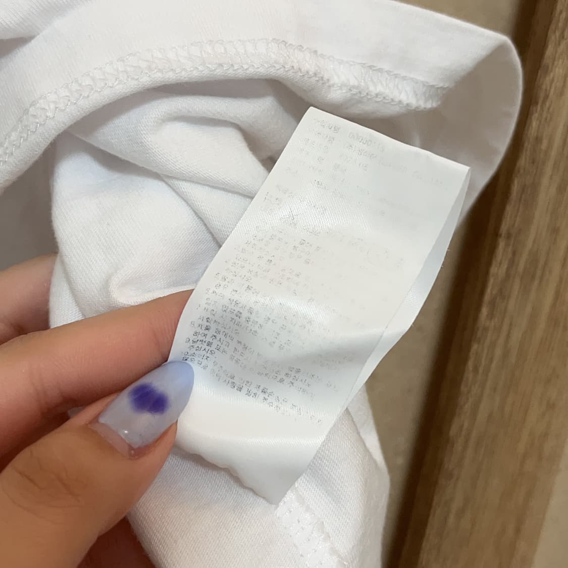 [정품] 마리떼프랑소와저버 화이트 클래식로고 반팔티 [ M ] 상품이미지7