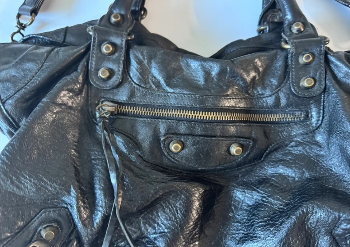 발렌시아가 시티백 블랙 모터백 S 상품이미지3