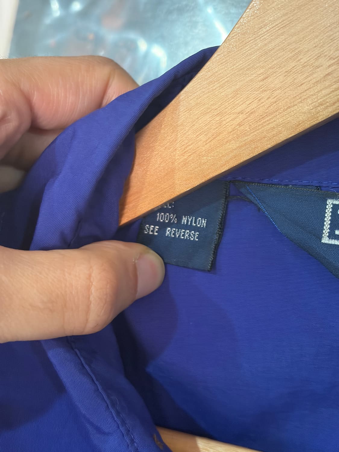 90s 폴로 랄프로렌 나일론 블루종 자켓 상품이미지5