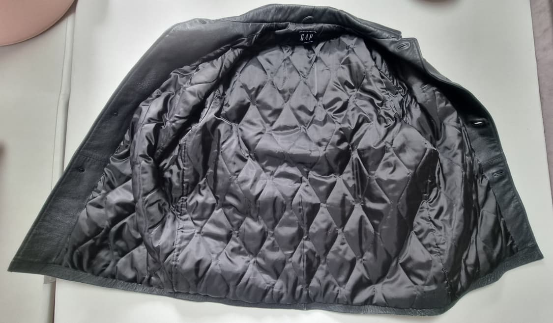 올드갭 (Old Gap) 레더 카코트 블랙 XL 상품이미지5