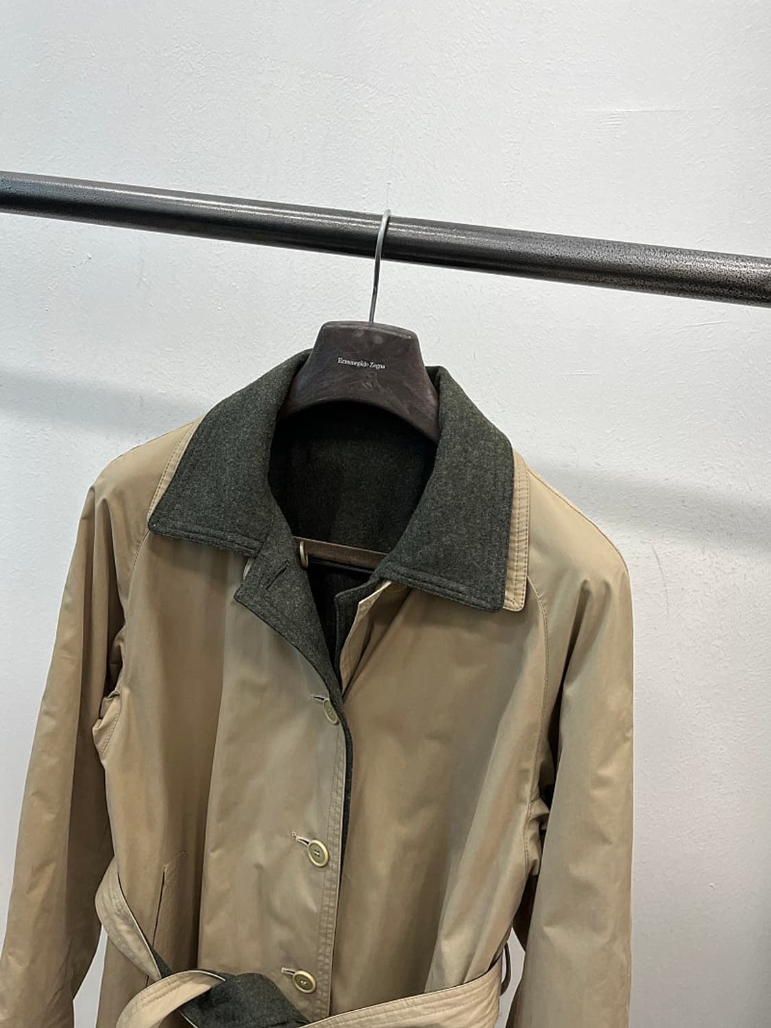 100) 비앙카 이태리 리버시블 트렌치코트  상품이미지4