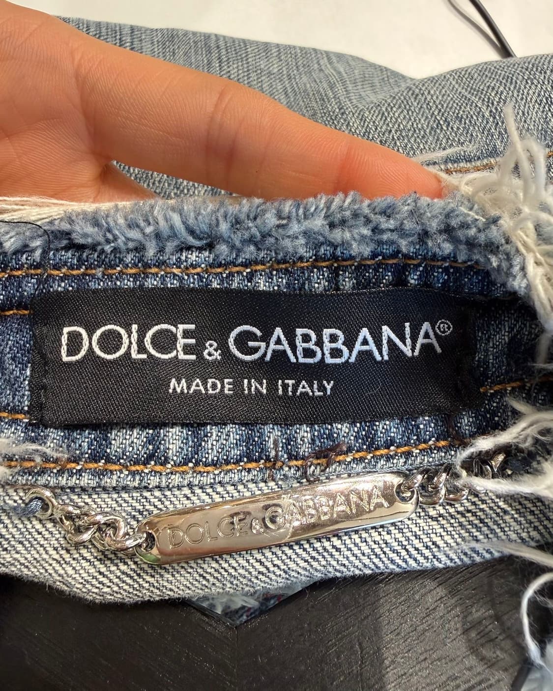 돌체앤가바나 데님 디스트로이드 자켓  상품이미지8