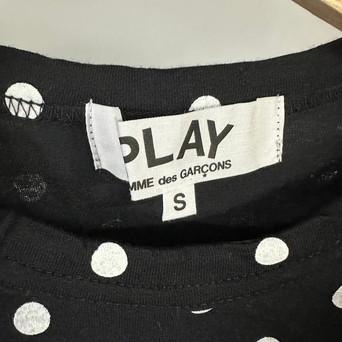 꼼데가르송 폴카 닷 티셔츠 상품이미지2