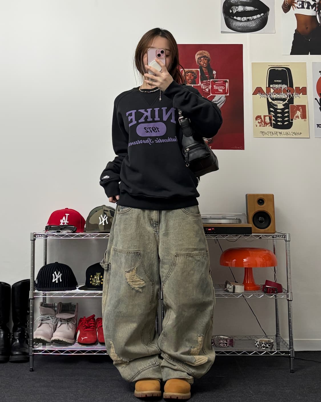 나이키 00s 스펠로고 맨투맨 상품이미지4