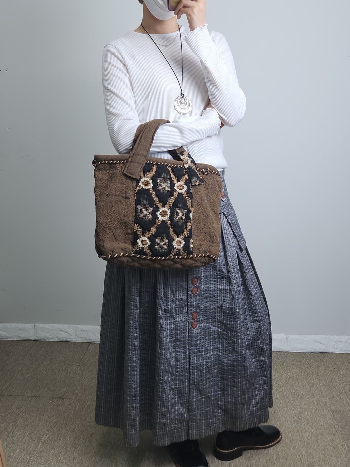 퀼트 숄더백 상품이미지2