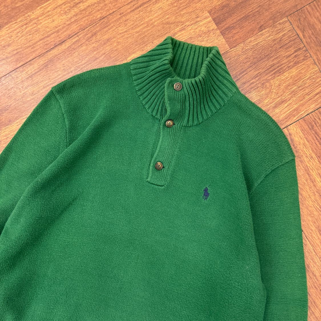 M(100) 폴로 랄프로렌 하프 버튼 니트  상품이미지2