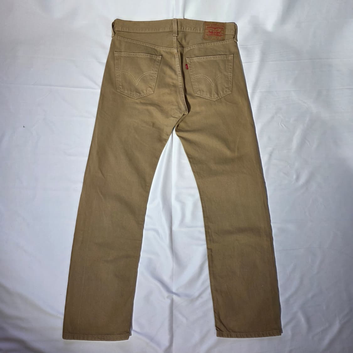 [W34L32]리바이스 501 브라운 스트레이트 데님팬츠 상품이미지7