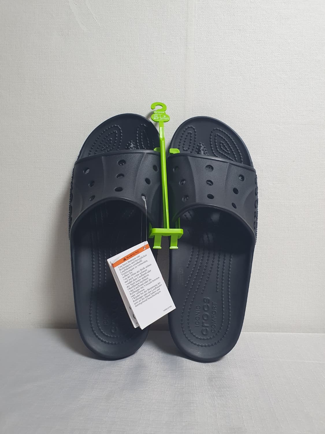 크록스 바야2 슬라이드 블랙 300mm 빅사이즈 새상품 슬리퍼 상품이미지2