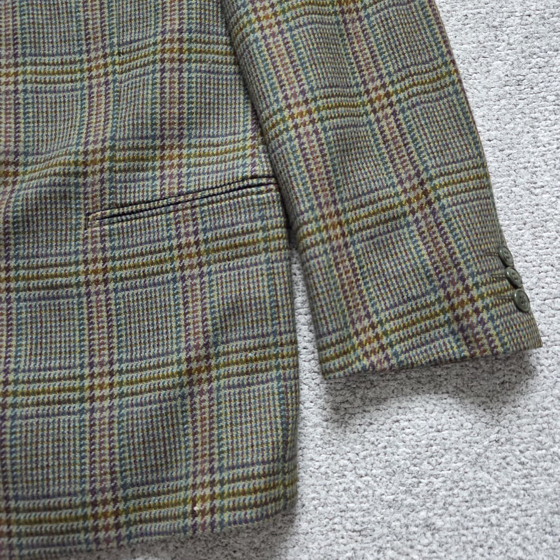 Durban 울 체크 블레이저 자켓 L(100) 상품이미지4