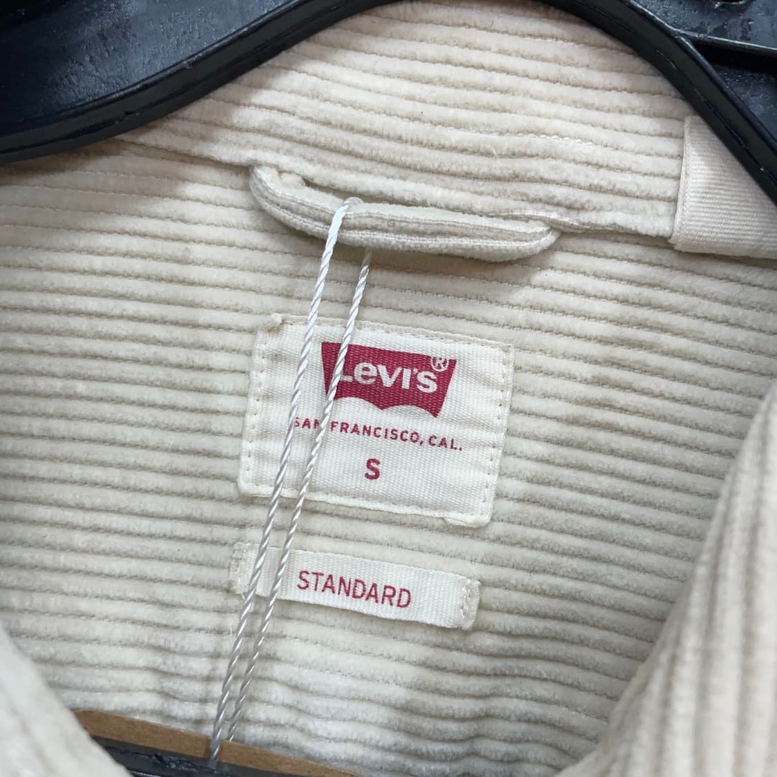 Levi’s Ivory Cord Work Shirt 상품이미지5