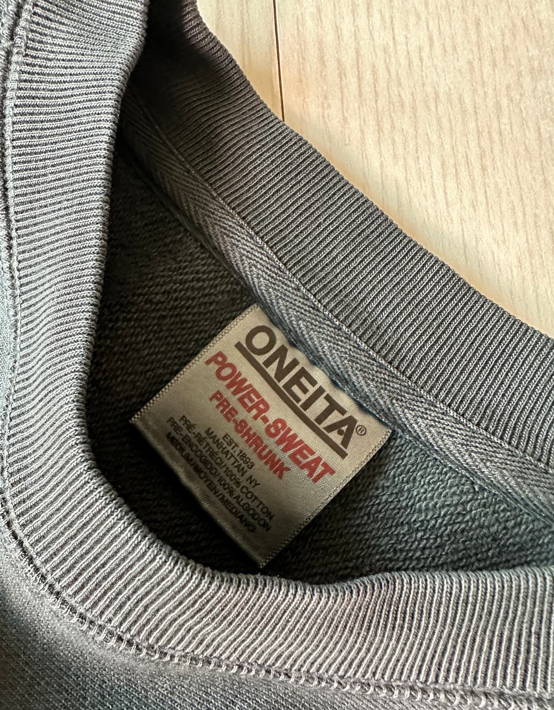Beams x oneita 스웻셔츠 상품이미지4