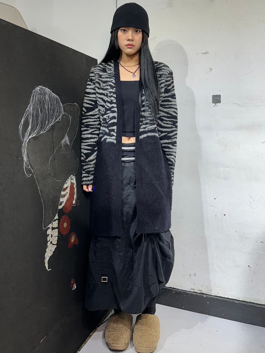 에드하디 모헤어 오리엔탈 롱 가디건 자켓 상품이미지1