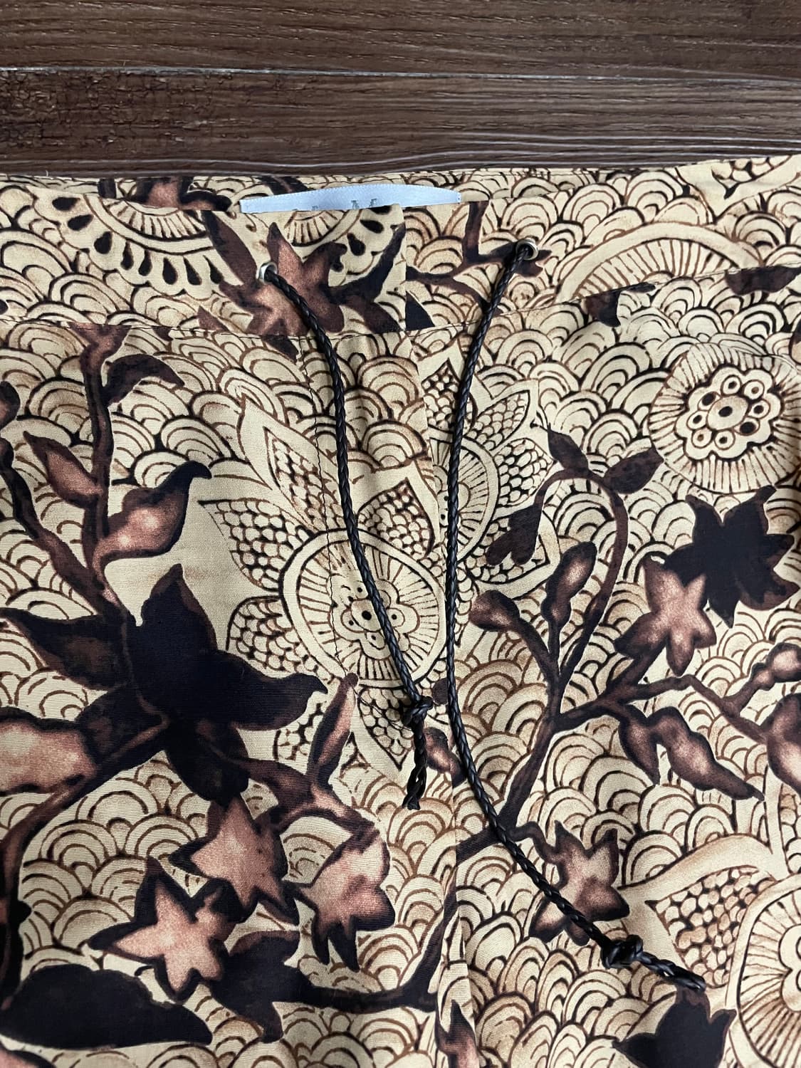 막스마라 비스코스 린넨 트라우저 팬츠 에스닉 히피 오리엔탈 상품이미지4