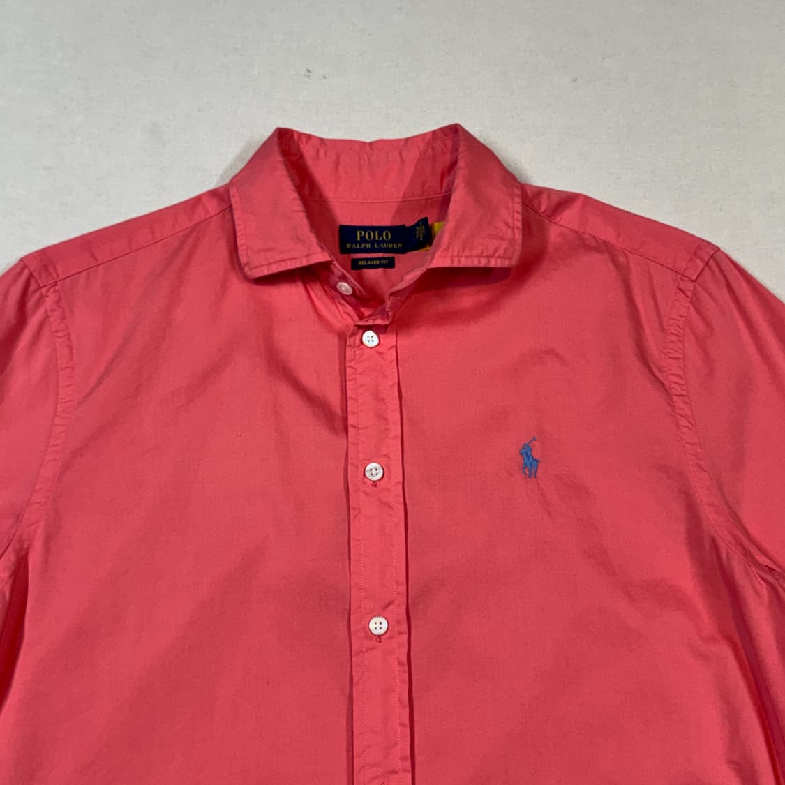 S) 폴로 랄프로렌 릴렉스핏 클래식 포플린 셔츠 큐알탭 신형 상품이미지3