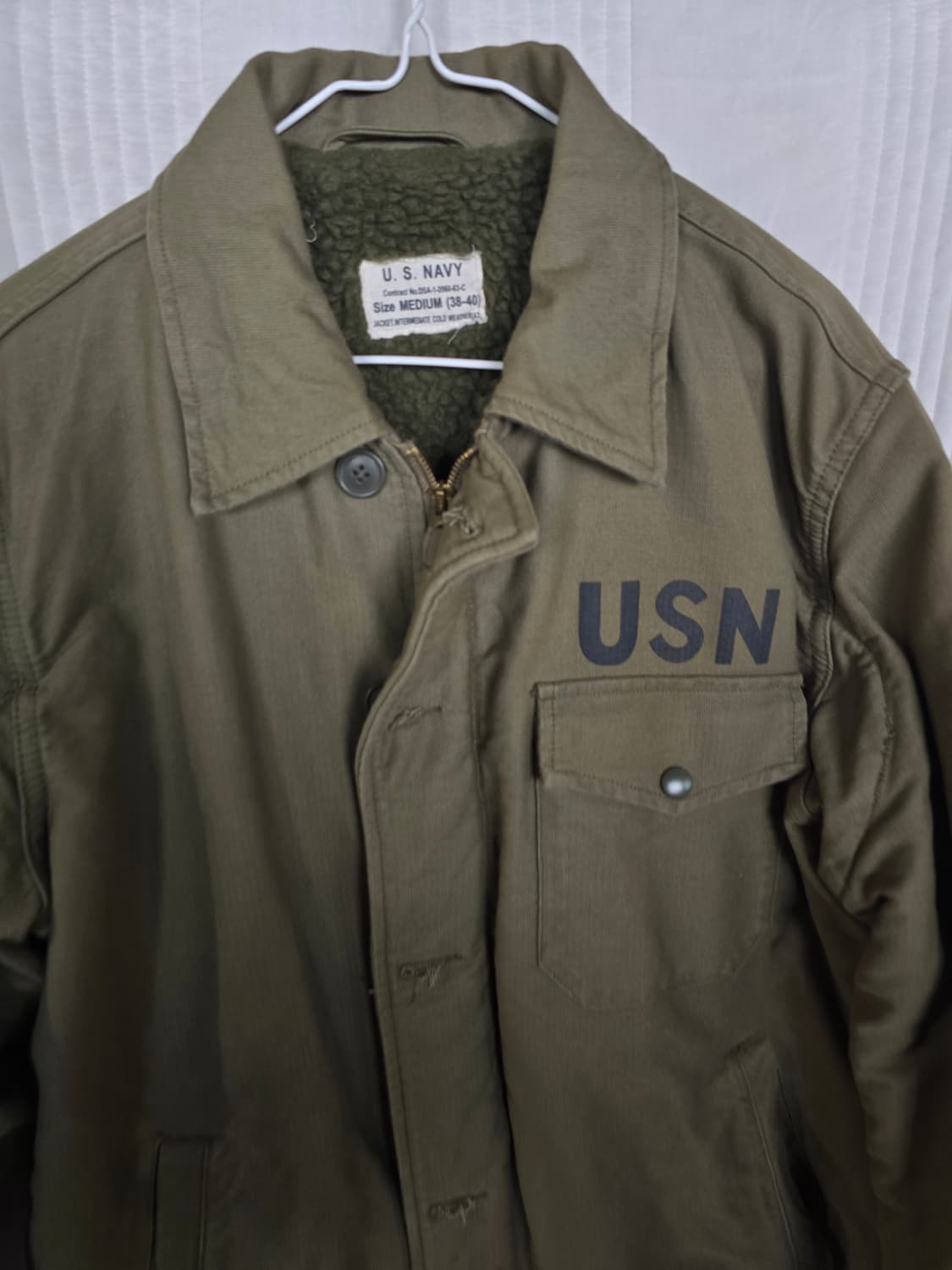 미해군 USN 겨울자켓 상품이미지1
