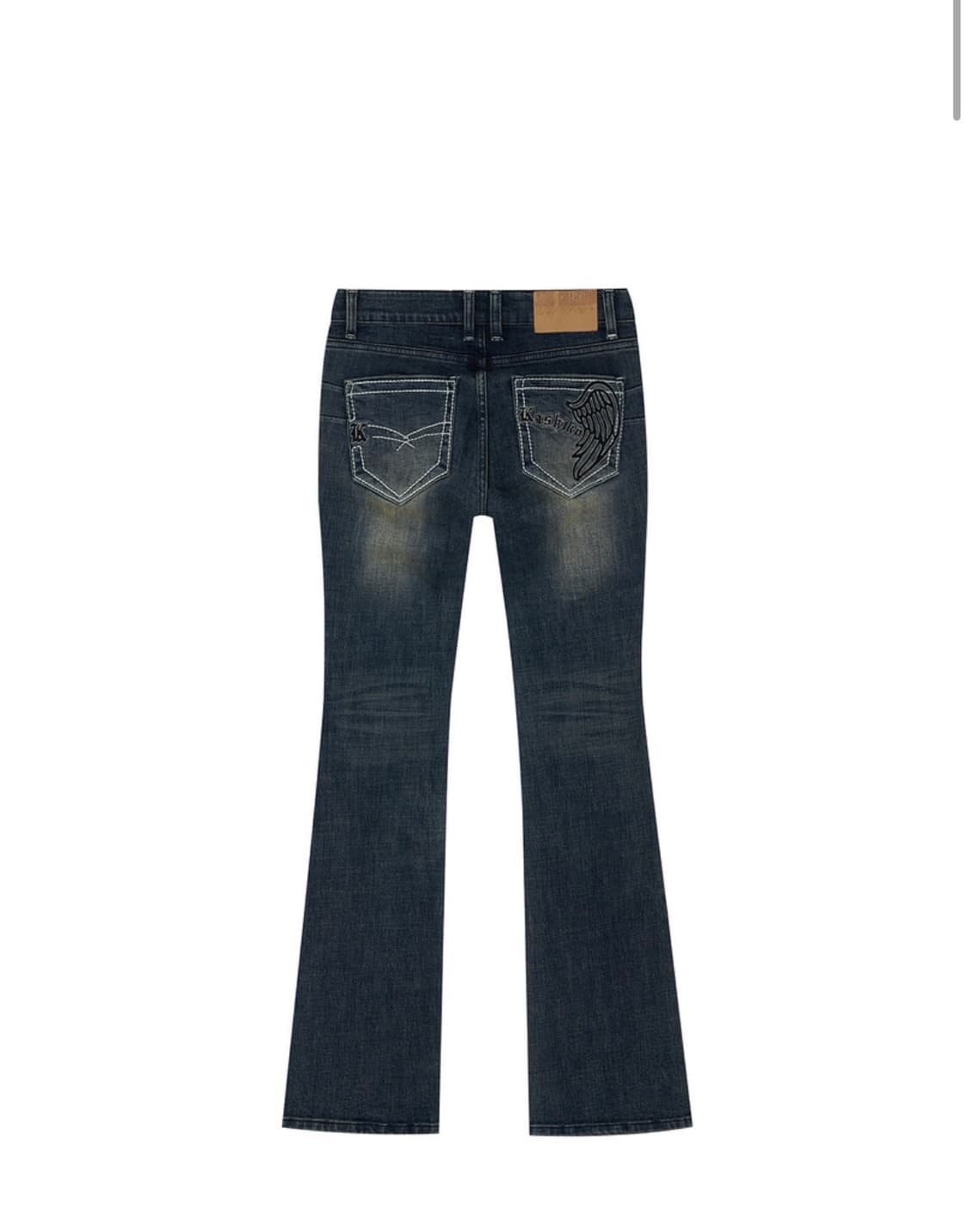 카시코 로우라이즈 부츠컷 데님팬츠 상품이미지2