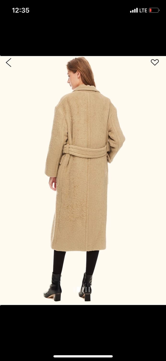 (새상품) LANVIN 랑방 알파카코트 상품이미지3