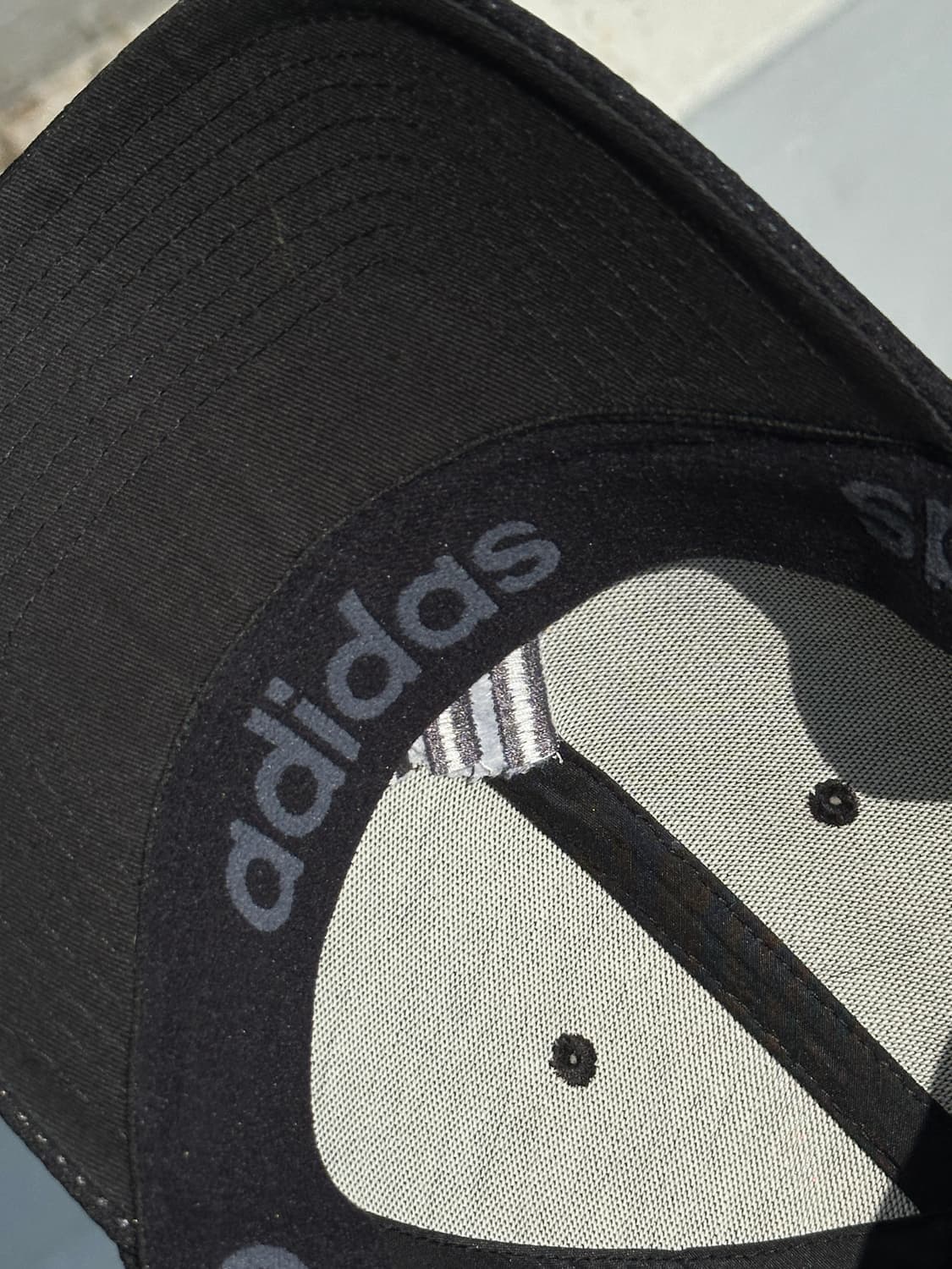 [L-XL] 아디다스 로고 블랙 볼캡 모자 상품이미지5