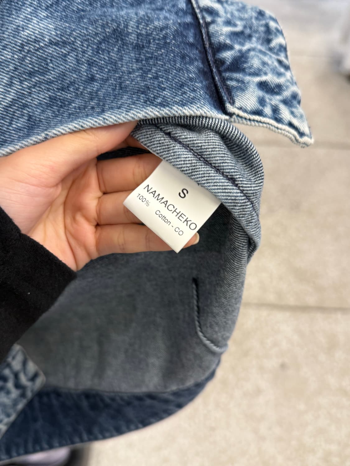 NAMACHEKO MANNI DENIM SHIRT 상품이미지7