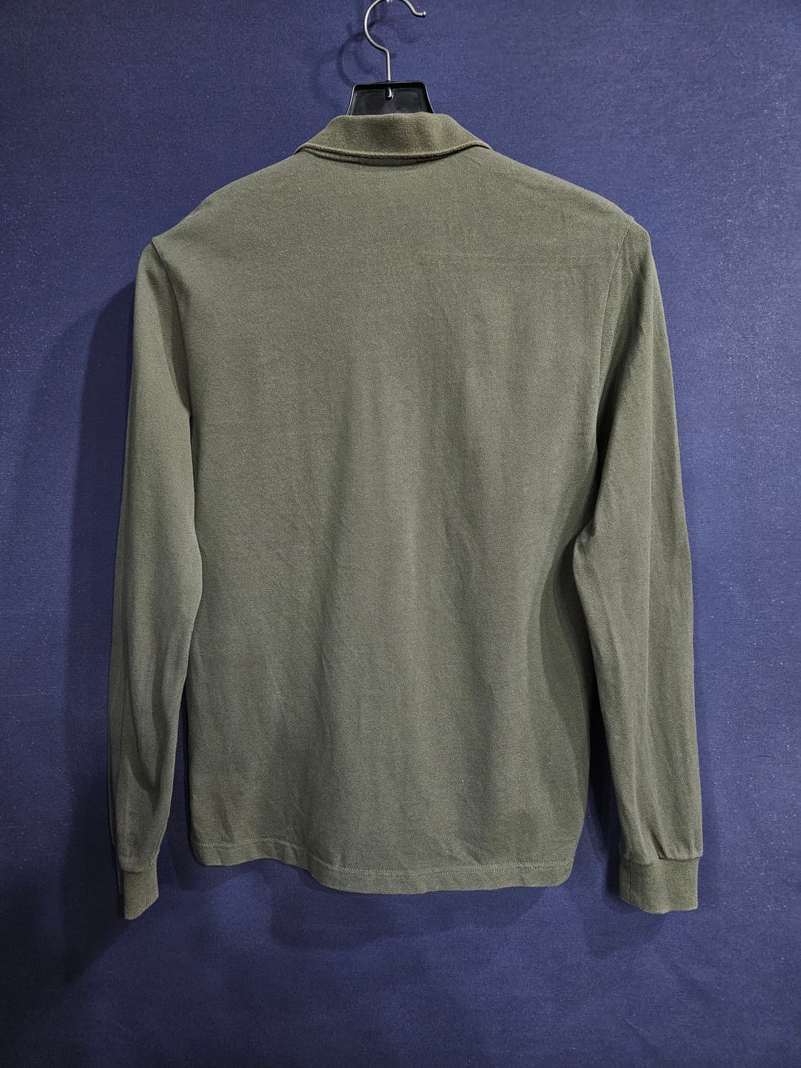 라코스테 카키 남성 95 카라 긴팔티셔츠  상품이미지2