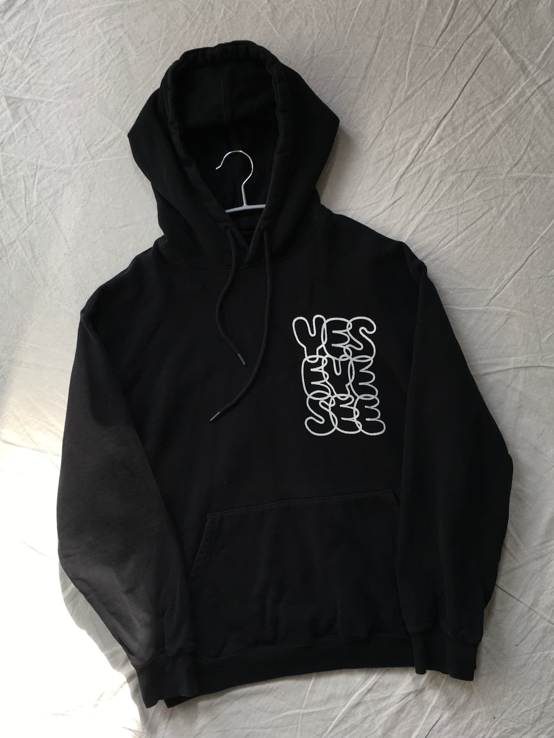 예스아이씨 빅프린팅 로고 후드티 상품이미지3