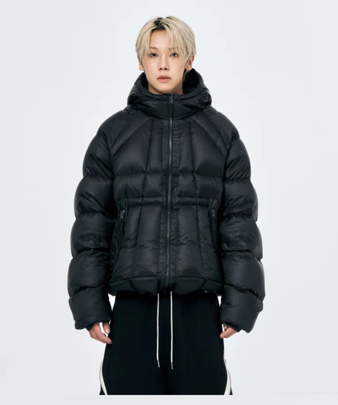 스키즘인듀싱 덕다운 패딩 블랙L 팔아요 상품이미지1