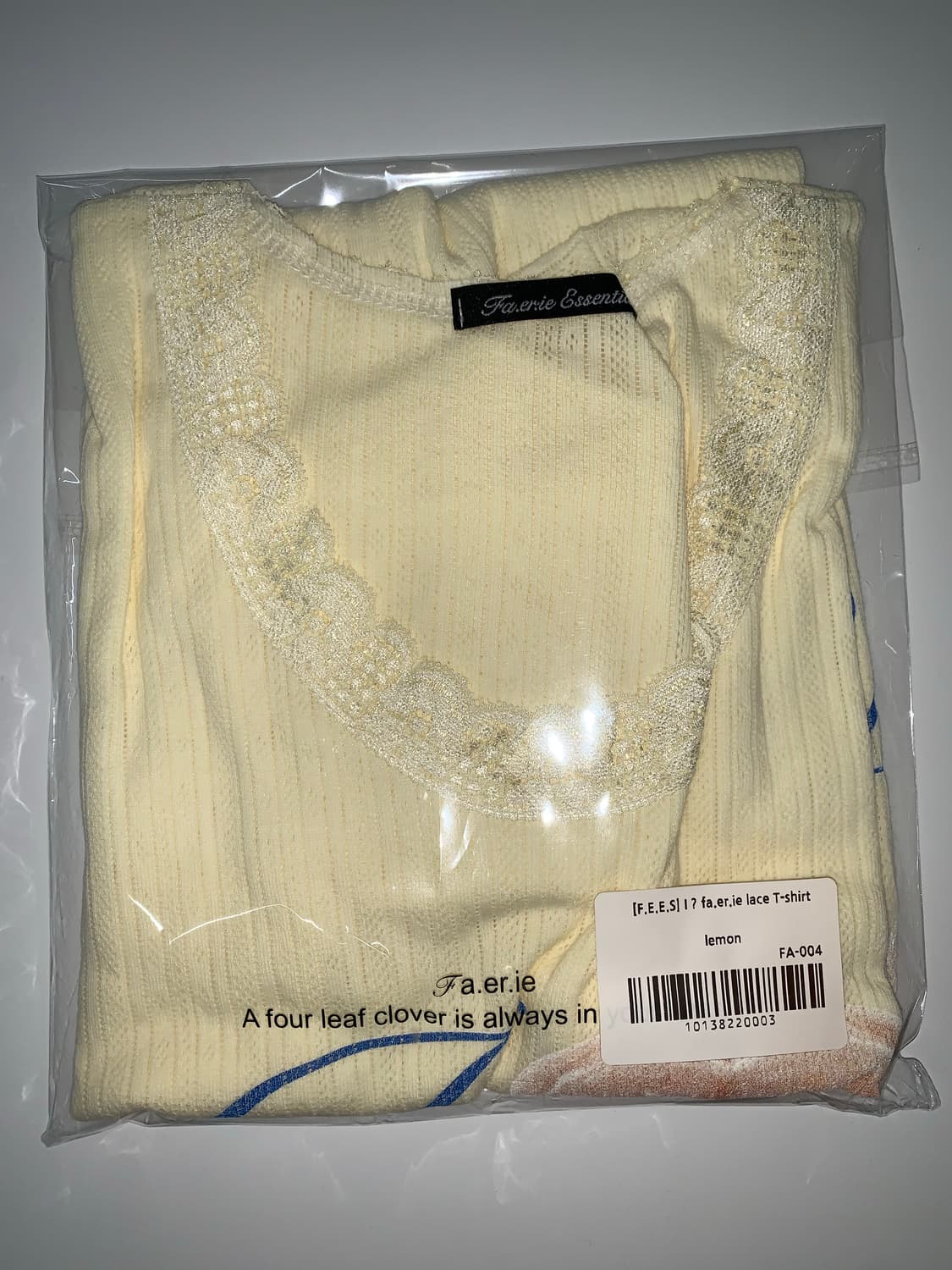 fa.er.ie lace T-shirt (lemon) 상품이미지8
