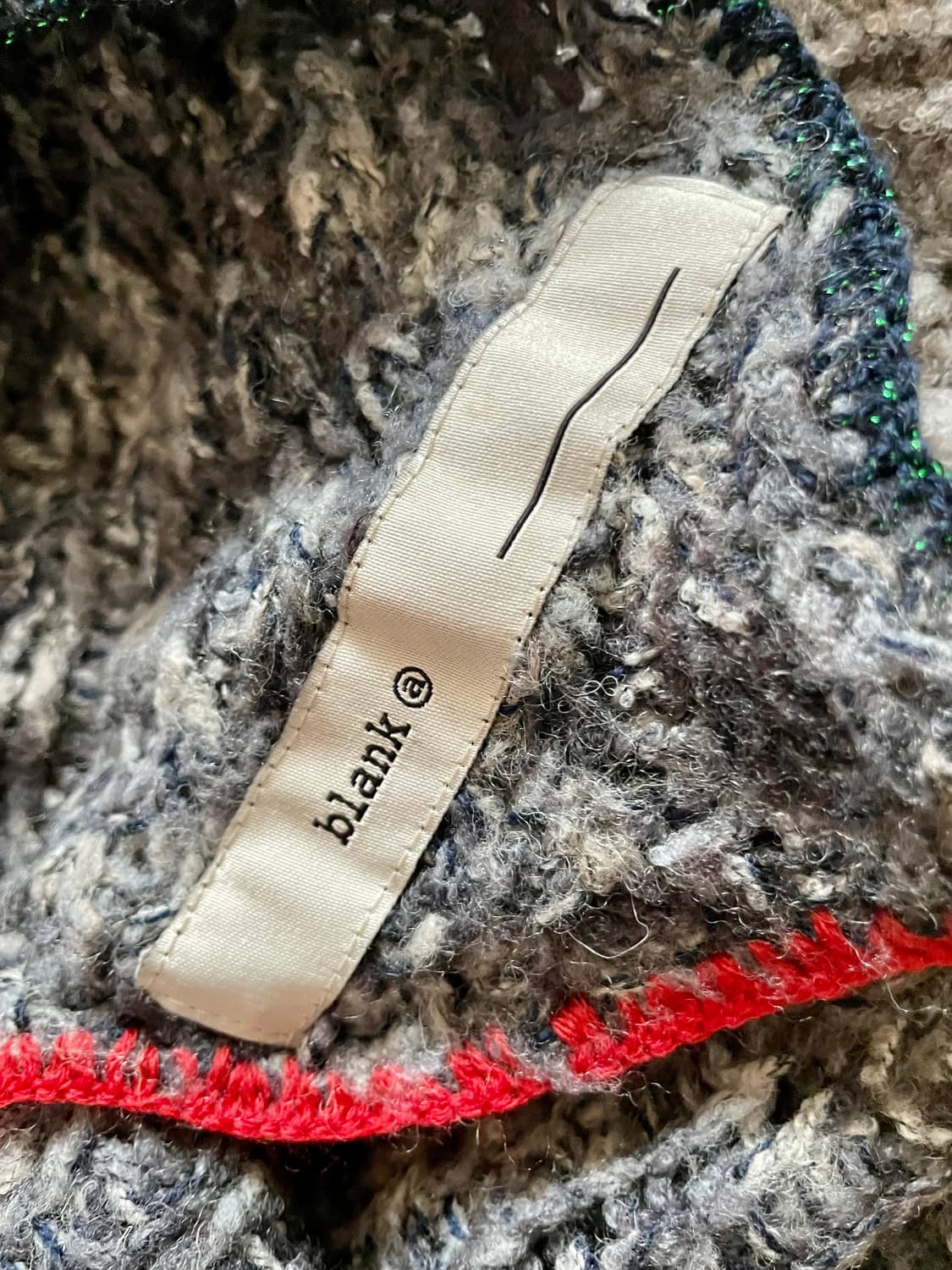 BLANK 🧶 Grey Knit Snood 상품이미지2