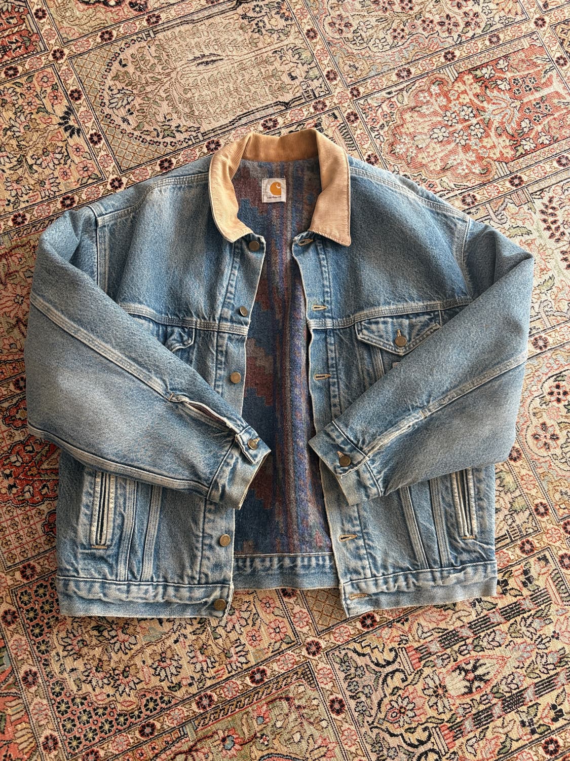 레어 빈티지 칼하트 데님 자켓 상품이미지3