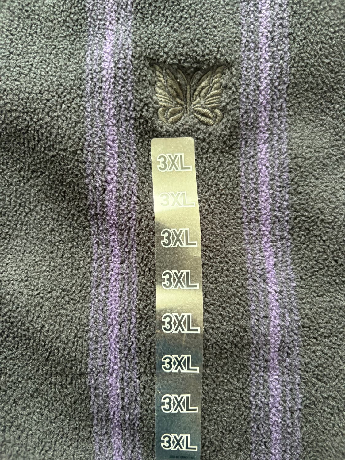 유니클로 니들스 가디건 3xl xxxl 블랙 스트라이프 상품이미지3