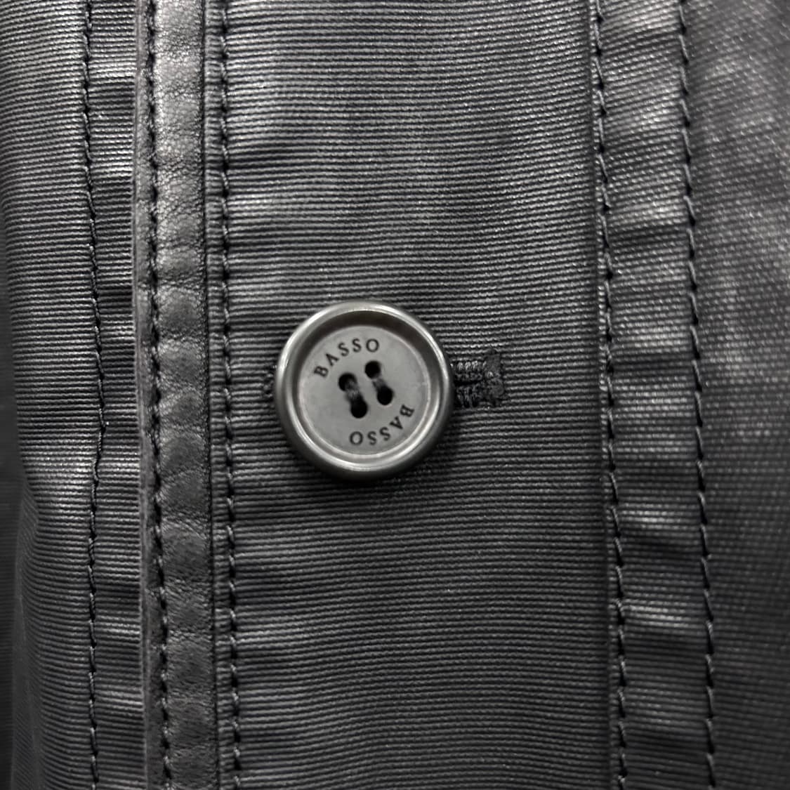 바쏘 옴므 코듀로이 패치 왁스코튼 벨티드 코트 상품이미지3