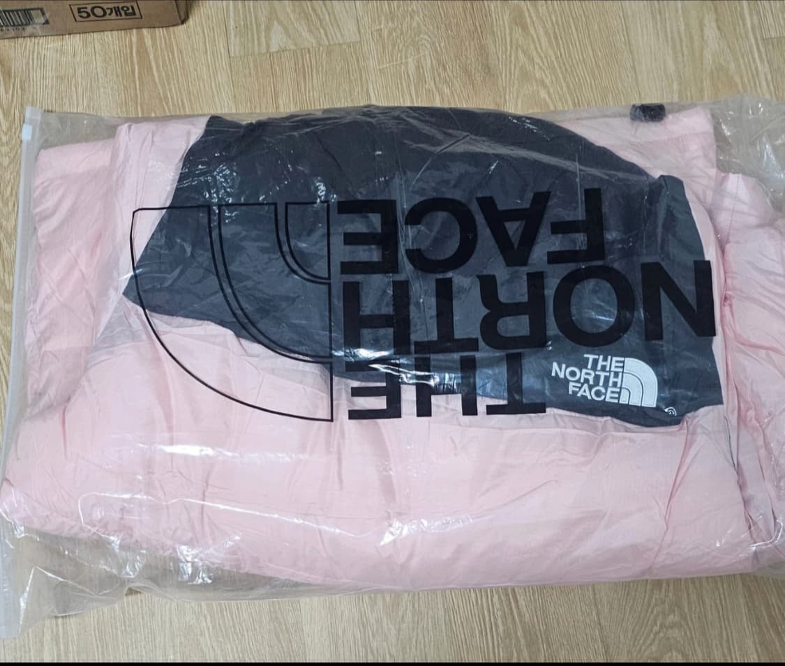 노스페이스 패딩핑크 105사이즈 새상품미개봉 상품이미지1