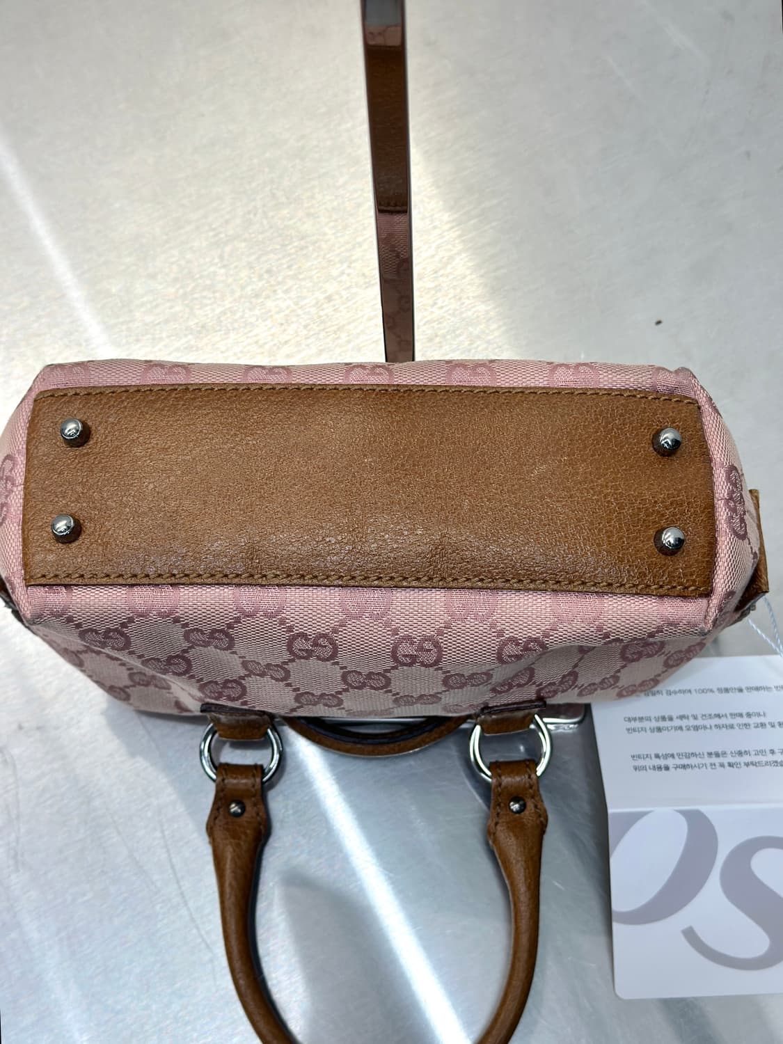 구찌 핑크 미니 보스턴 백  상품이미지3