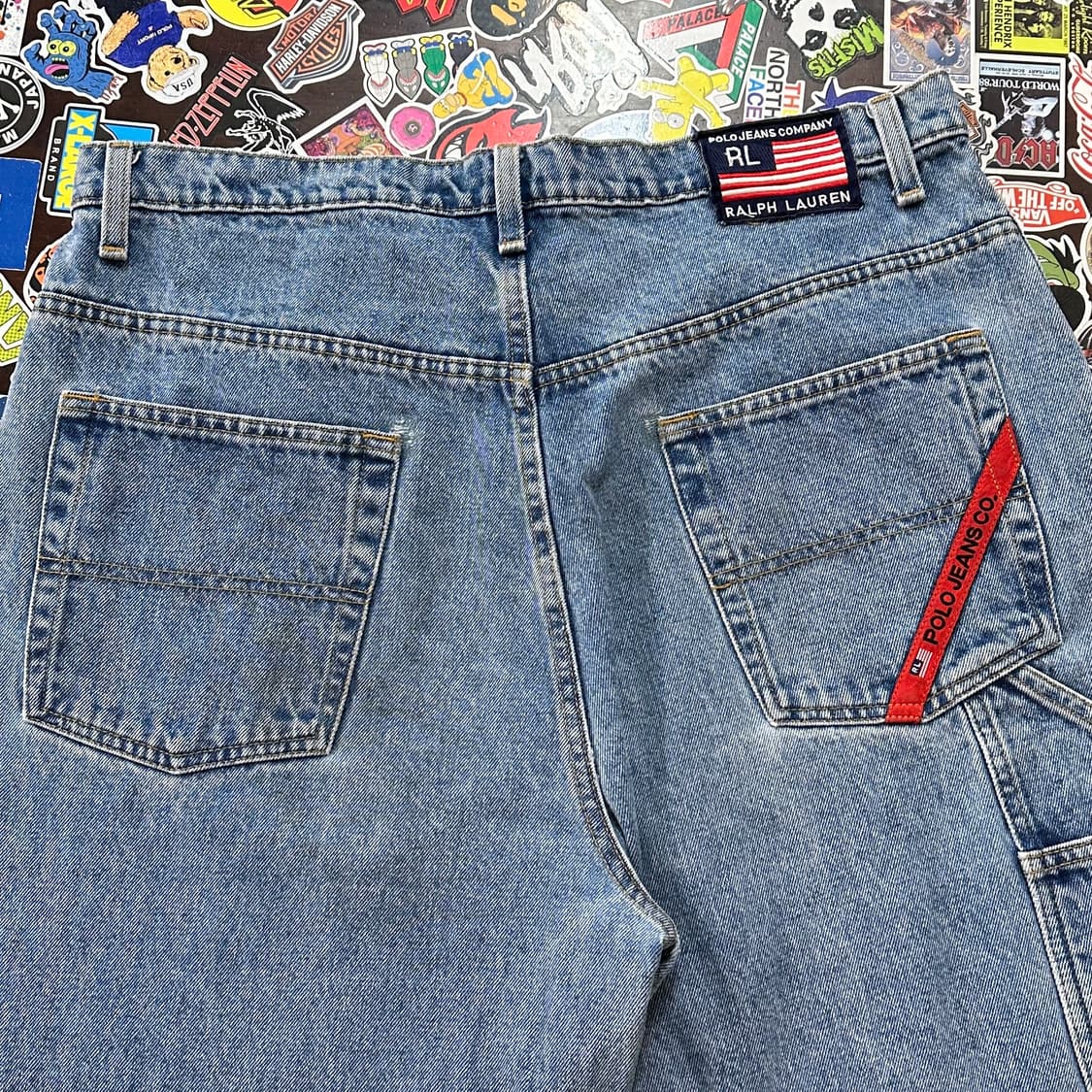 9~00s 폴로 진스 데님 카펜터 팬츠 36 상품이미지5