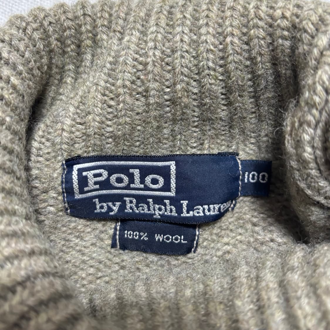100 폴로랄프로렌 터틀넥 울 니트 상품이미지4