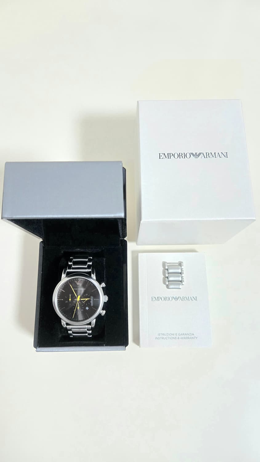 엠포리오 아르마니 남성 시계, 알마니 시계, 크로노그래프 상품이미지2
