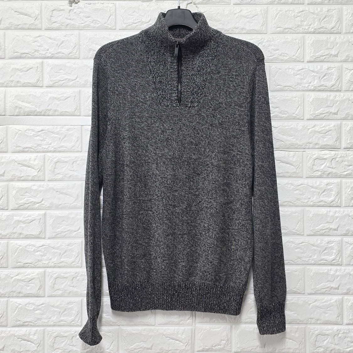 택포) CK 캘빈클라인 남성 반집업 니트 L 상품이미지1