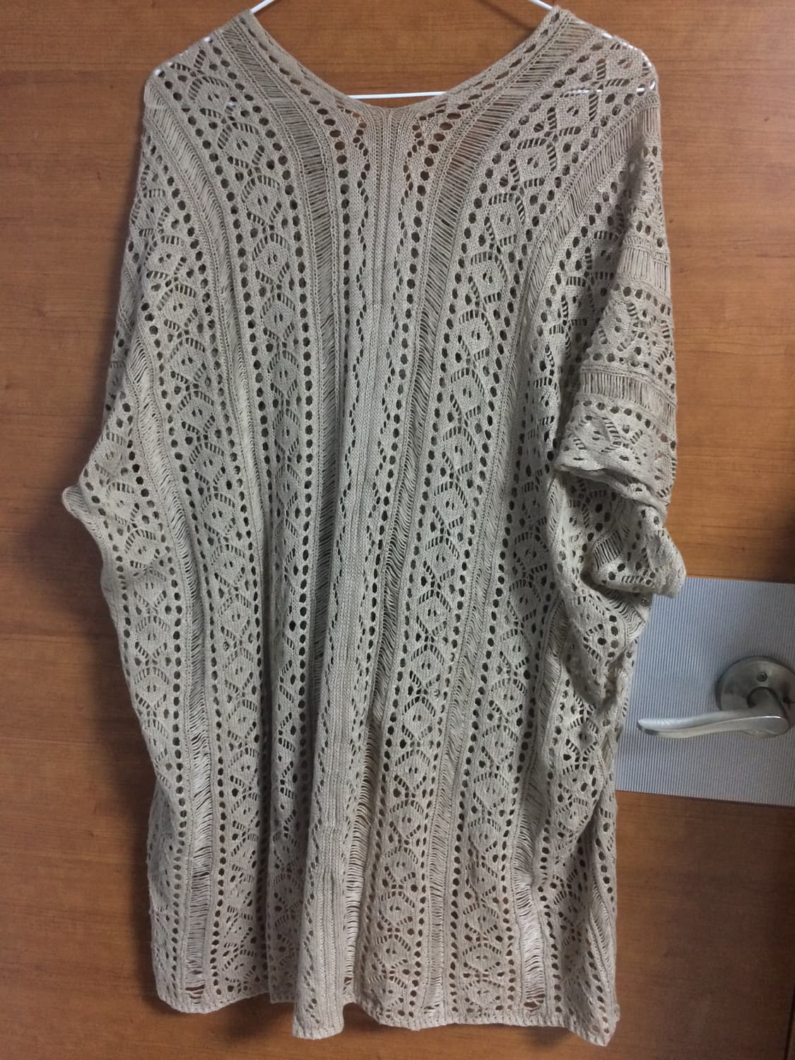 그런지 펀칭 그물 니트 상품이미지3