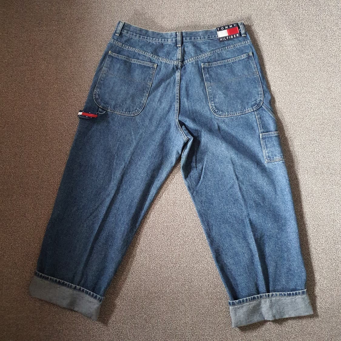 90s 타미 힐피거  타미 진스 카펜터 팬츠 상품이미지8