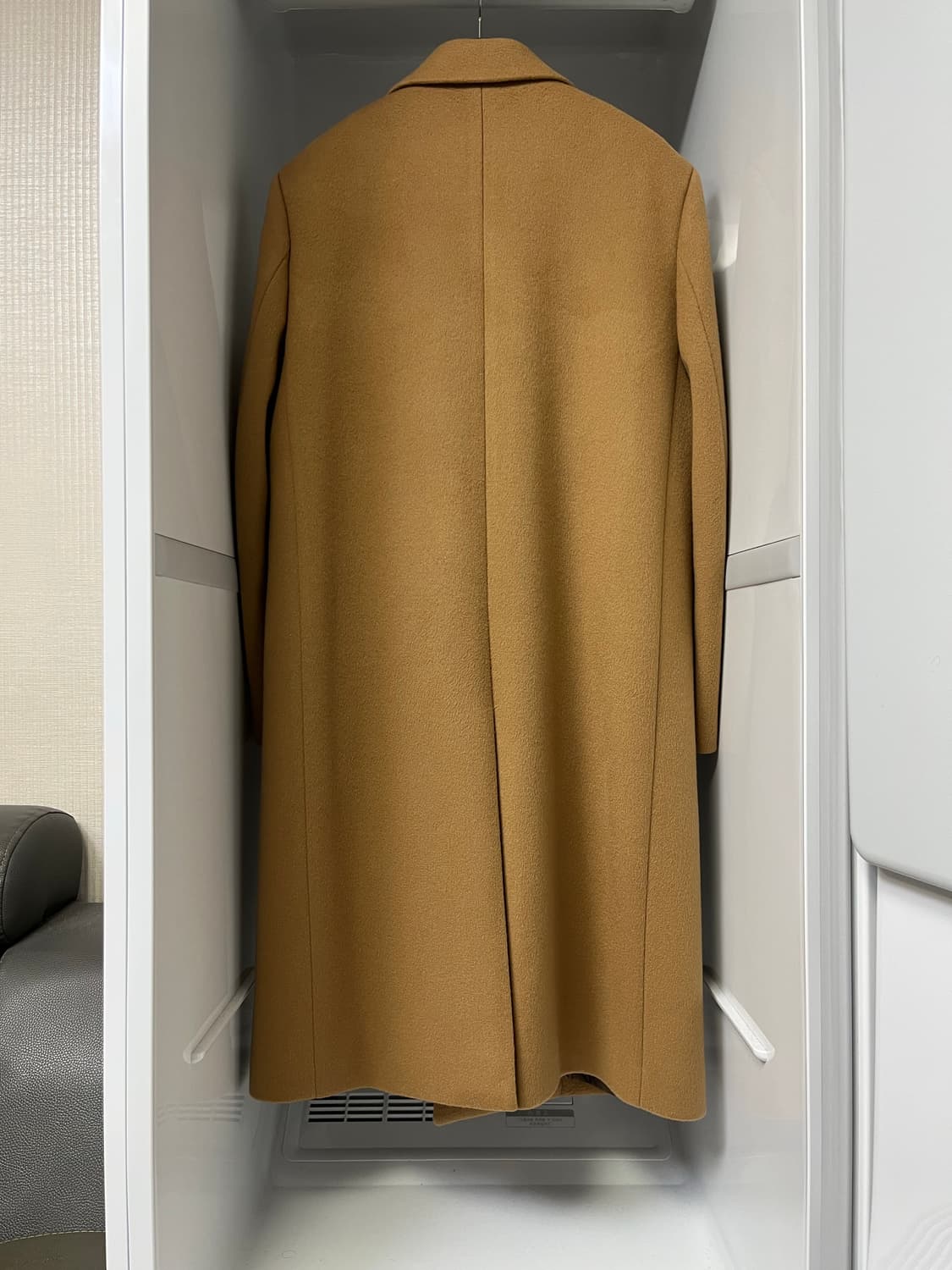 솔리드옴므 베이지 캐시미어 코트 48사이즈 상품이미지2