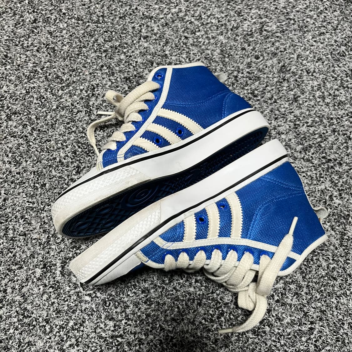 아디다스 니짜 하이 스니커즈 블루 235 상품이미지2