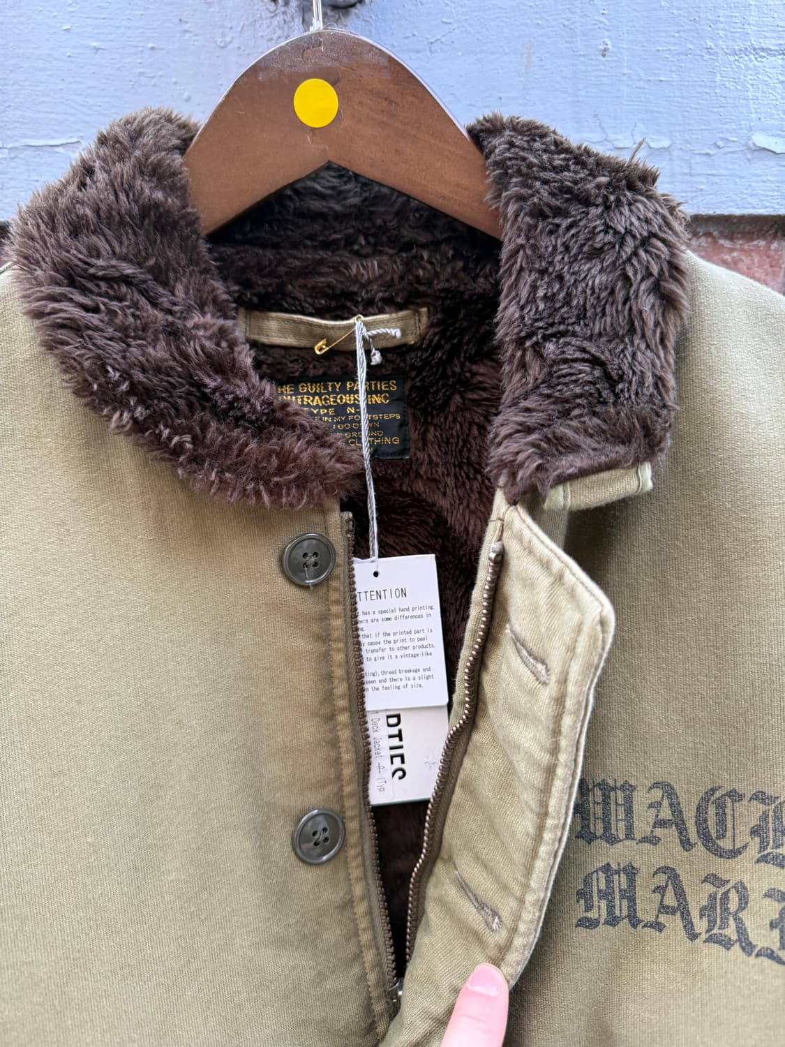 (새상품)22fw 와코마리아 n-1 덱자켓 L(XL) 상품이미지5