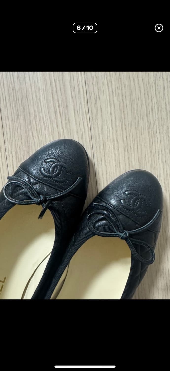 샤넬 퀼팅 발레리나 플렛 38.5 상품이미지6