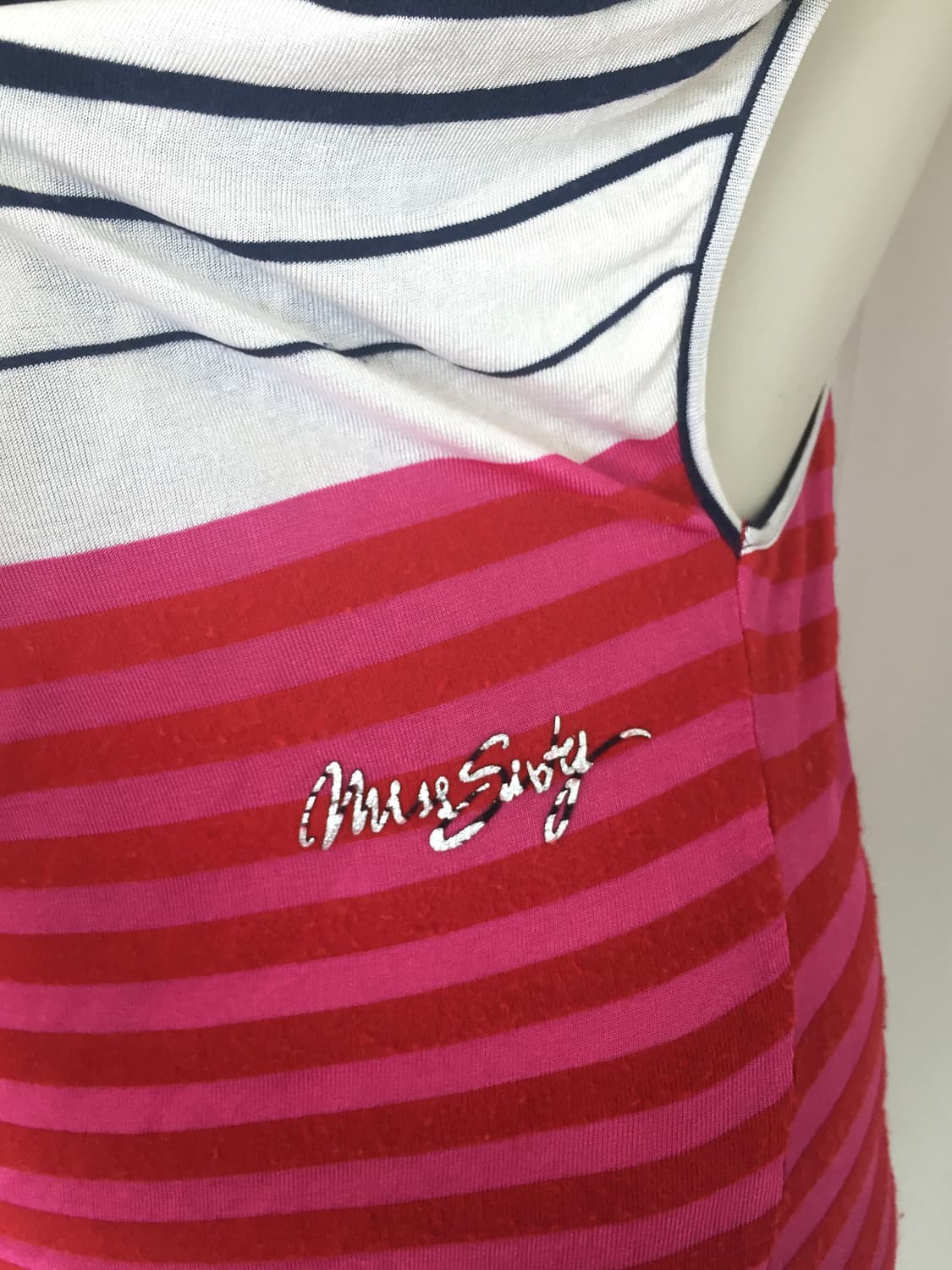 miss sixty Draped Striped Tank Top 상품이미지5
